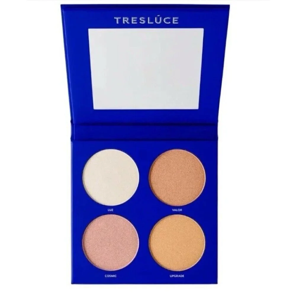 Tresluce Beauty Highlighter Palette, Lucete Glow Quad. New In Box